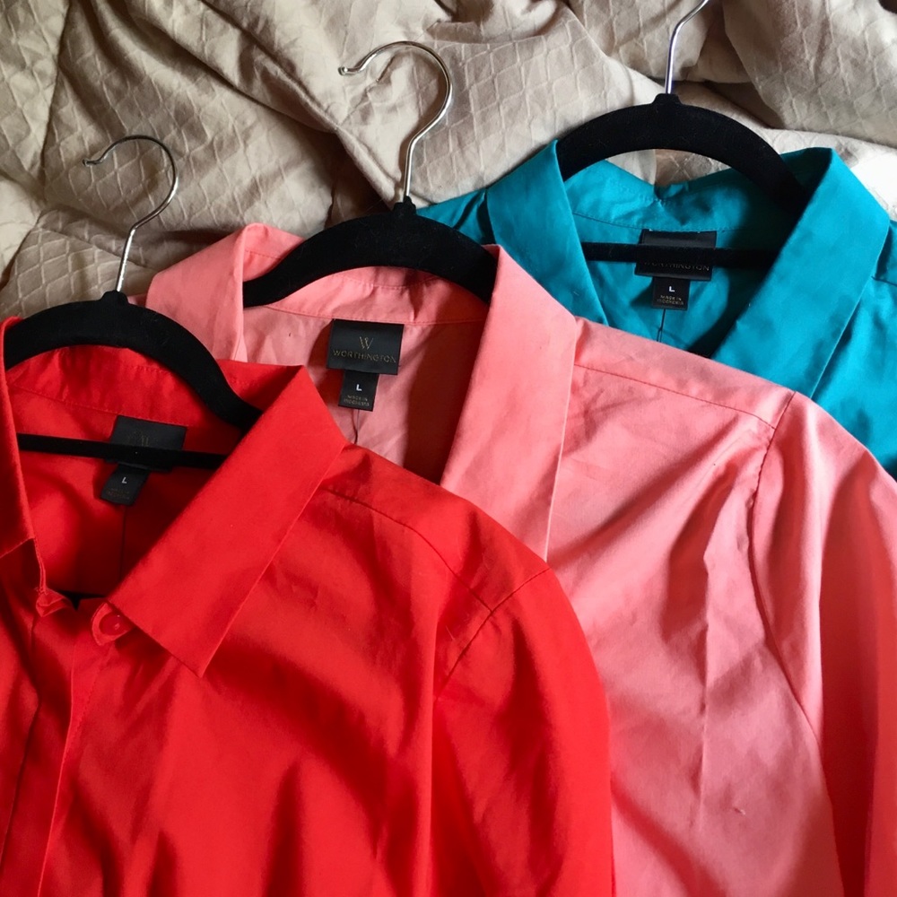 🔷Worthington blouses - get all 3🔷